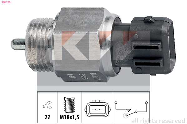 KW Tolatólampa kapcsoló 560126_KW